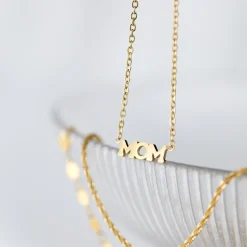 Mom Forever Necklace Silber