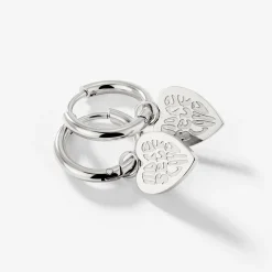 More Self-Love Hoop Set Small Silber