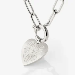 More Self-Love Oval Links Necklace Set Silber