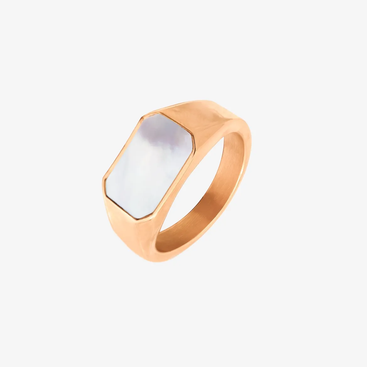 Mother of Pearls Ring Roségold
