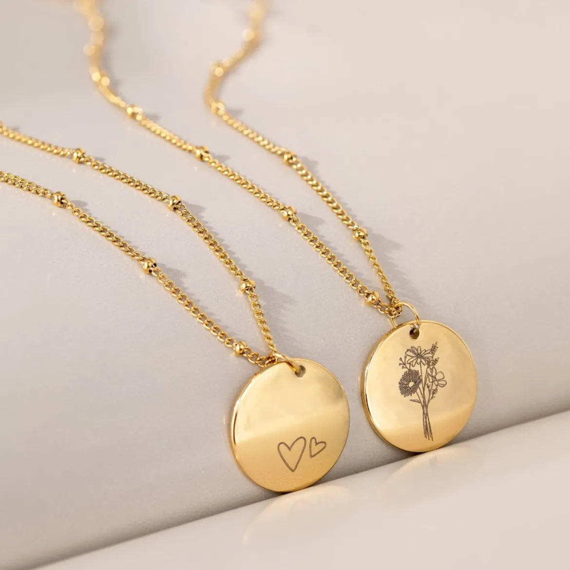 Mother u0026 Daughter Necklace Bundle Silber
