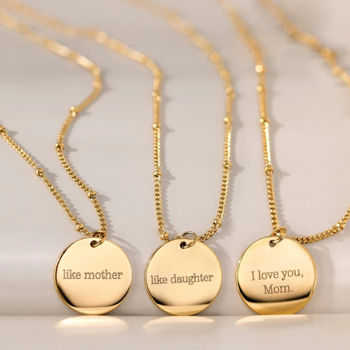 Mother u0026 Daughter Necklace Bundle Silber