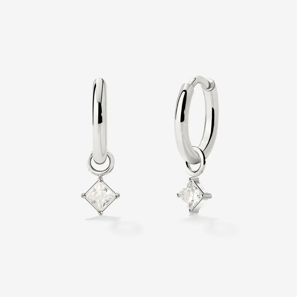 North Star Hoop Set Small Silber