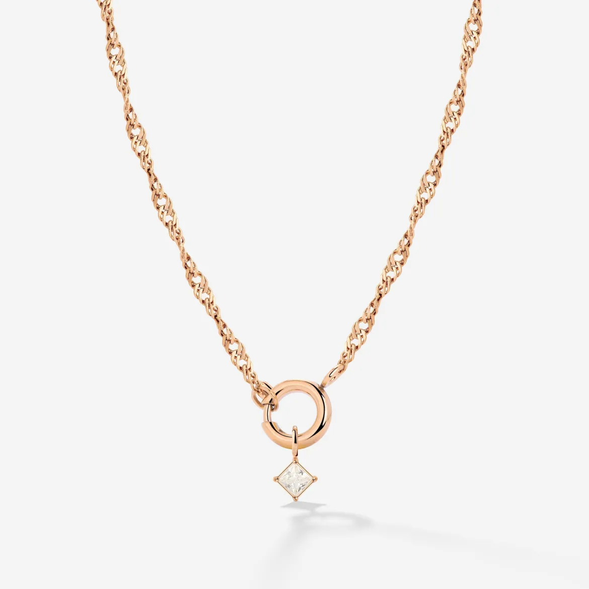 North Star Singapore Chain Necklace Set Roségold