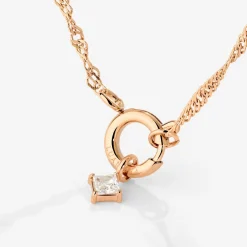 North Star Singapore Chain Necklace Set Roségold