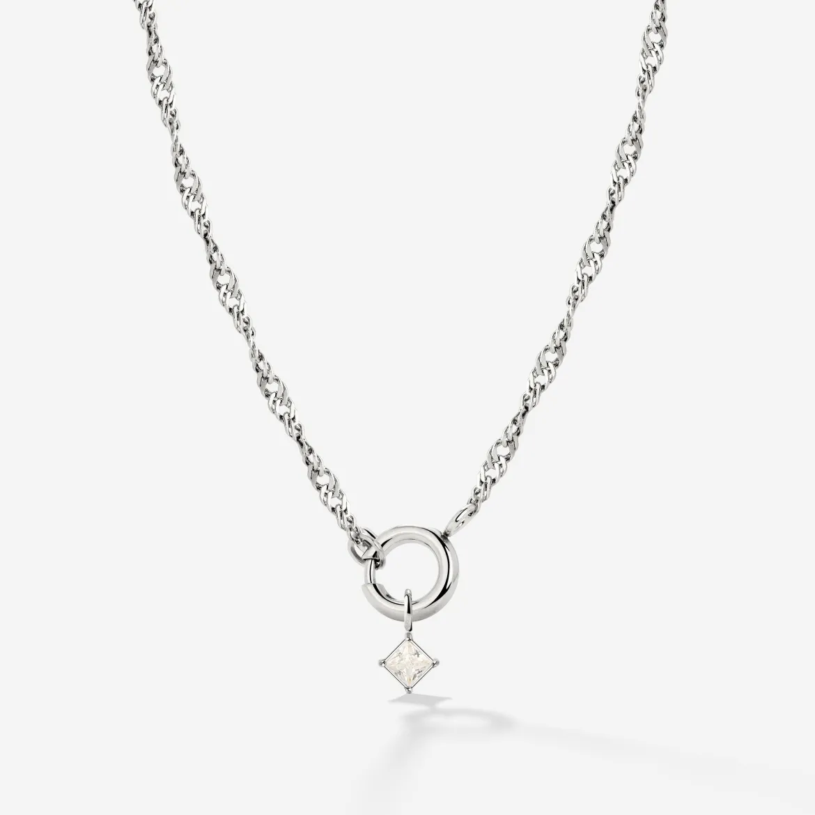 North Star Singapore Chain Necklace Set Silber