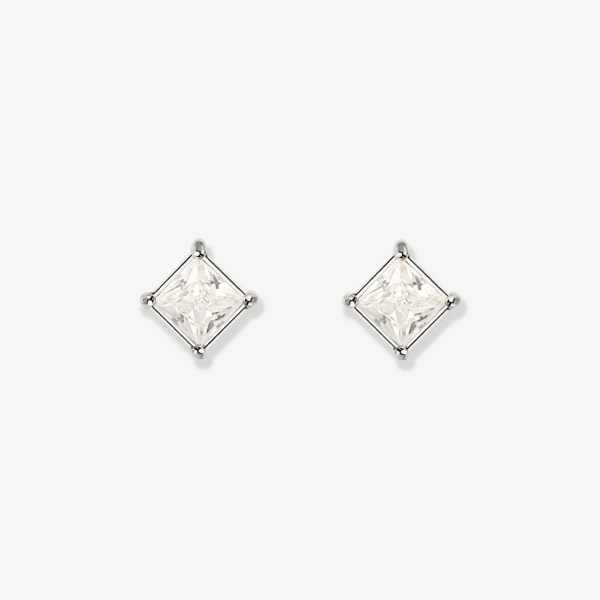 North Star Studs Silber
