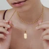 Not so silent Necklace Gold