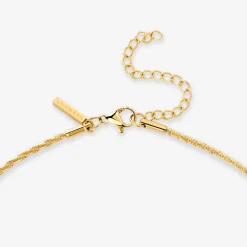 Not so silent Necklace Gold