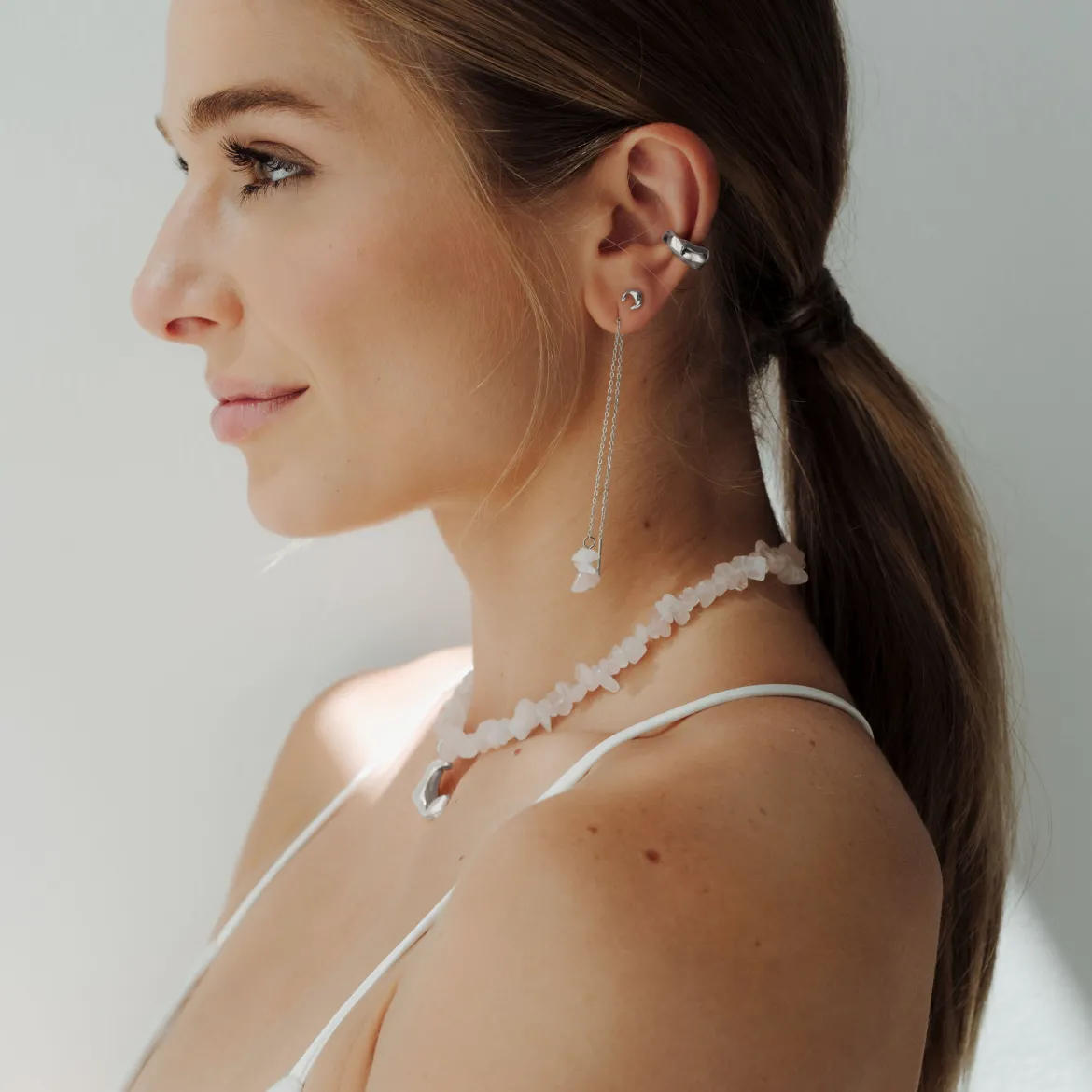 Nourishing Nilanda Earrings Silber