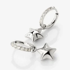 Nova Glimmer Hoop Set Small Silber
