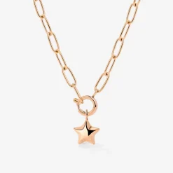 Nova Oval Links Necklace Set Roségold