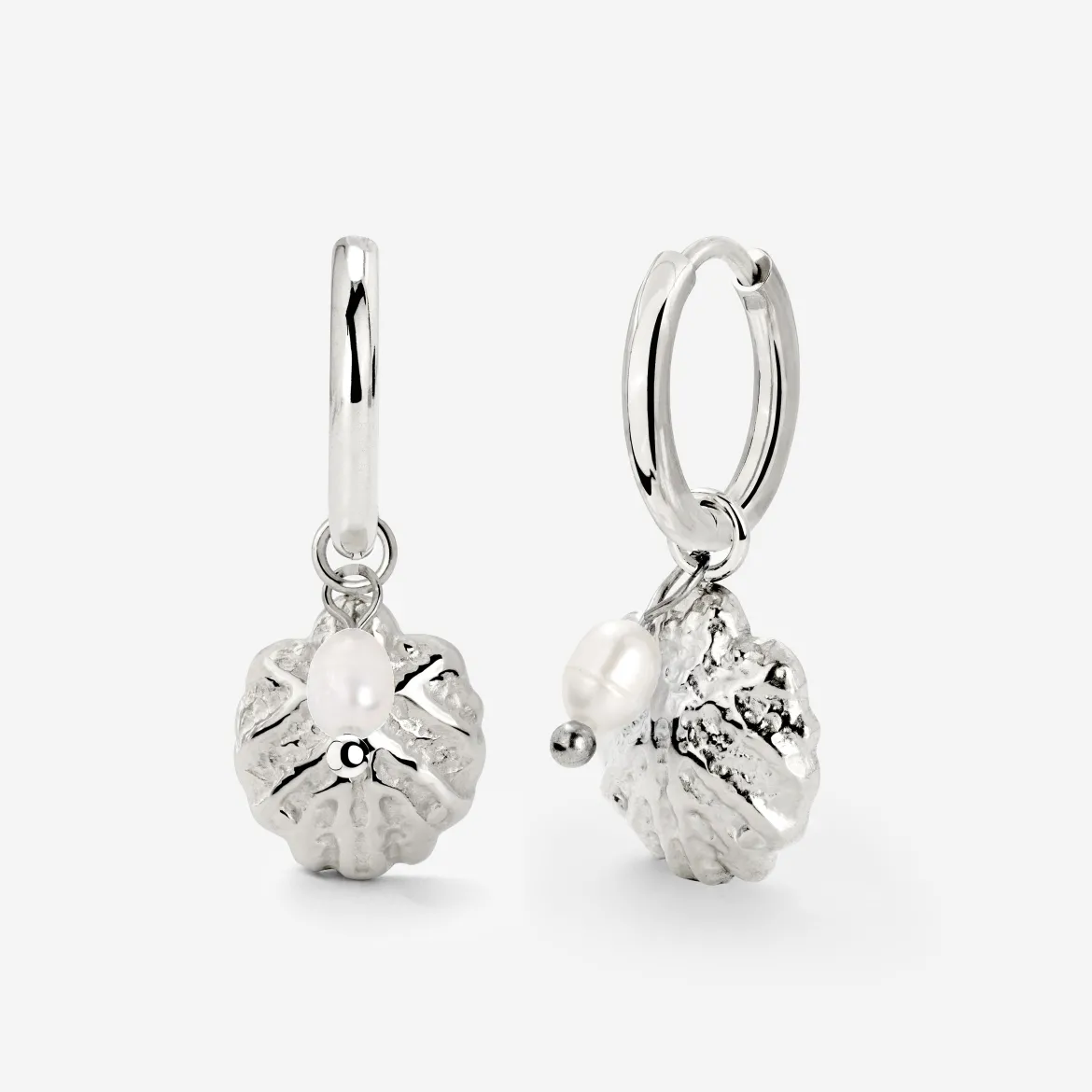 Ocean Lovers Hoop Set Small Silber