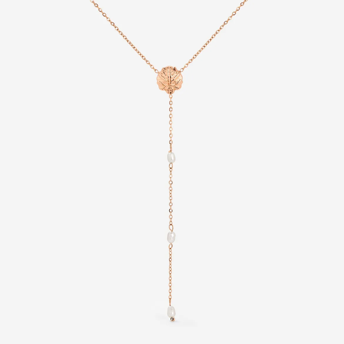 Ocean Lovers Y-Necklace Roségold