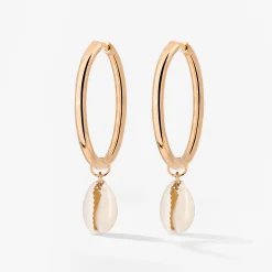 Ocean Whisper Hoop Set Large Roségold