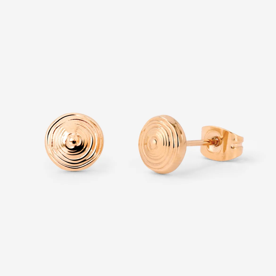 Ocean's Echo Studs Roségold