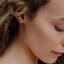 Ocean's Echo Studs Silber