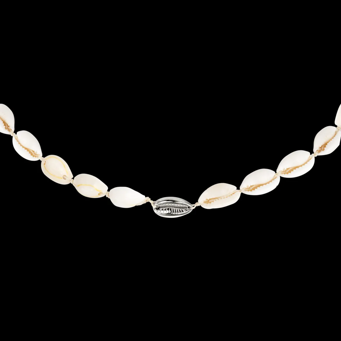 One in a Shell Choker Silber