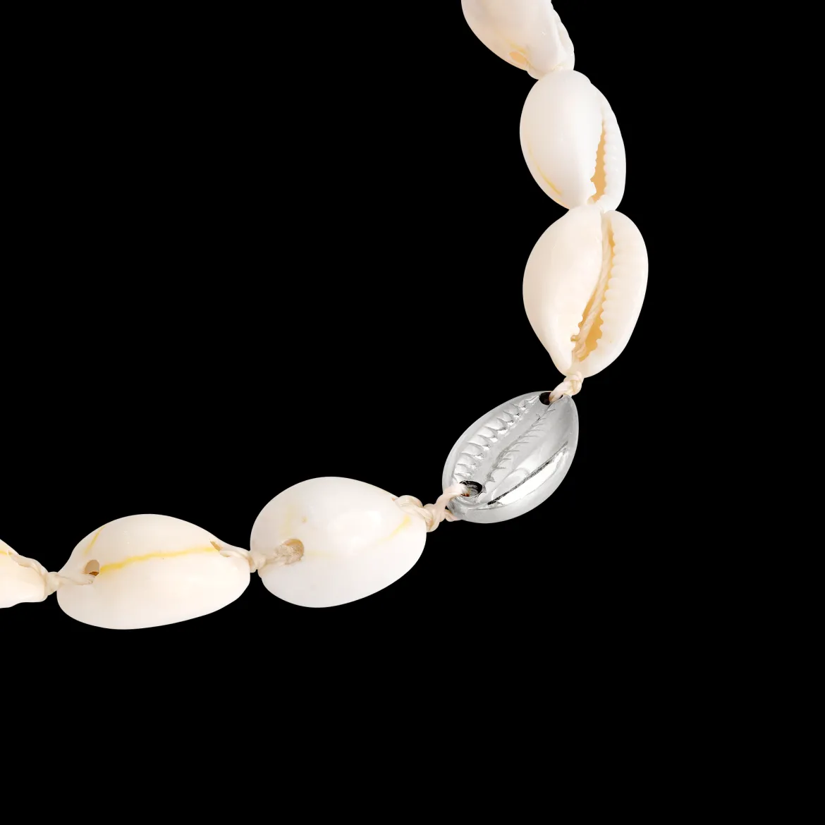 One in a Shell Choker Silber
