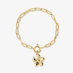 Oval Links Charm Bracelet Set