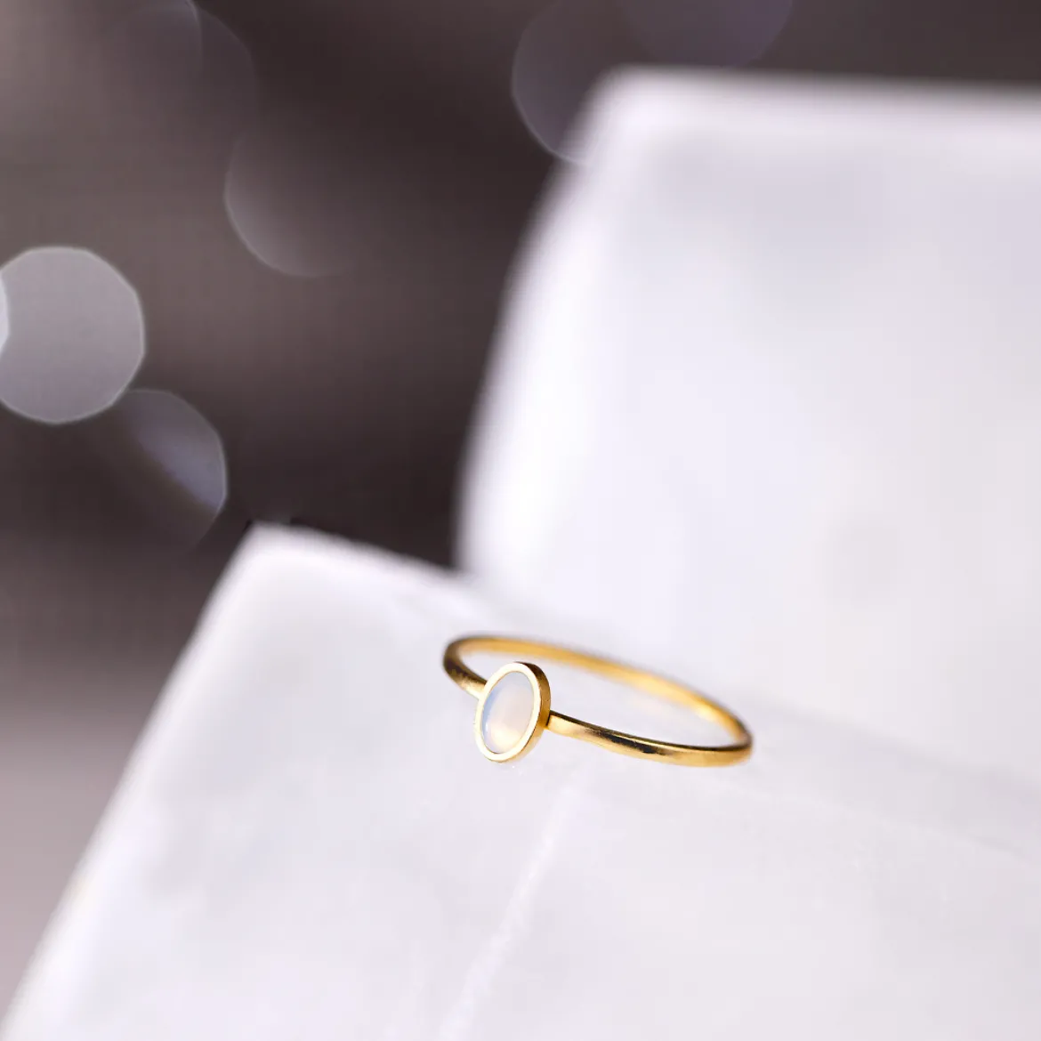 Oval Ring Roségold