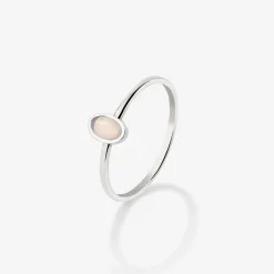 Oval Ring Silber