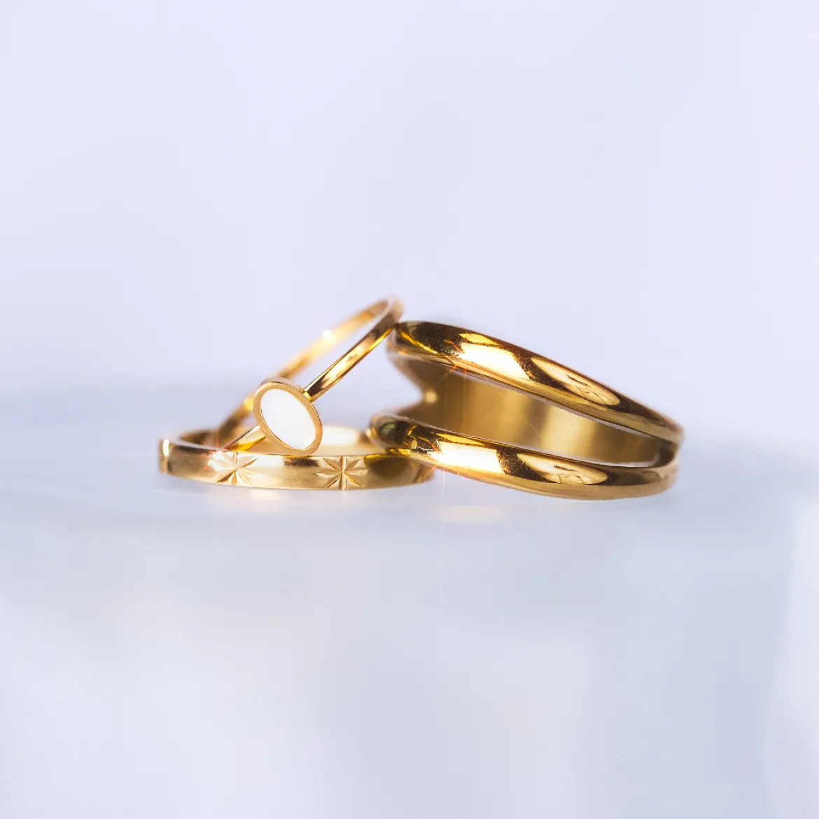 Oval Ring Silber