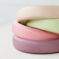 Pastel Satin Headband - Lila