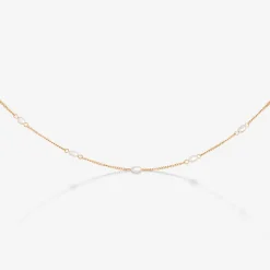Pearl after Pearl Choker Roségold