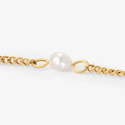 Pearl after Pearl Choker Gold