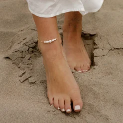 Pearlessence Anklet Gold