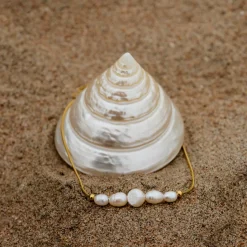 Pearlessence Anklet Roségold