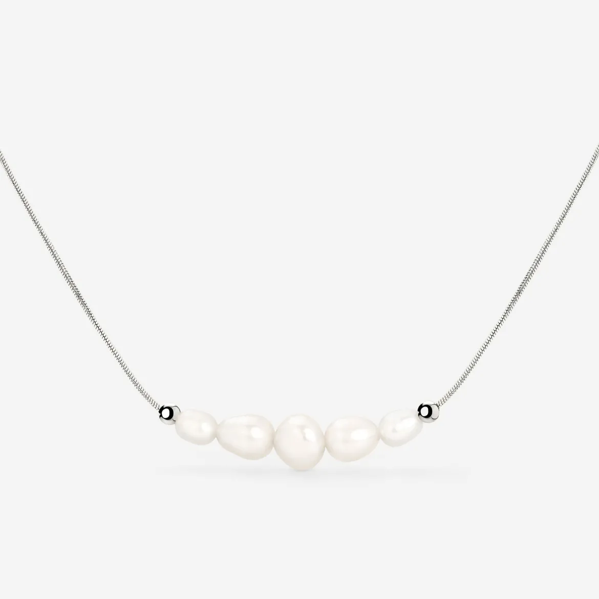 Pearlessence Choker Silber