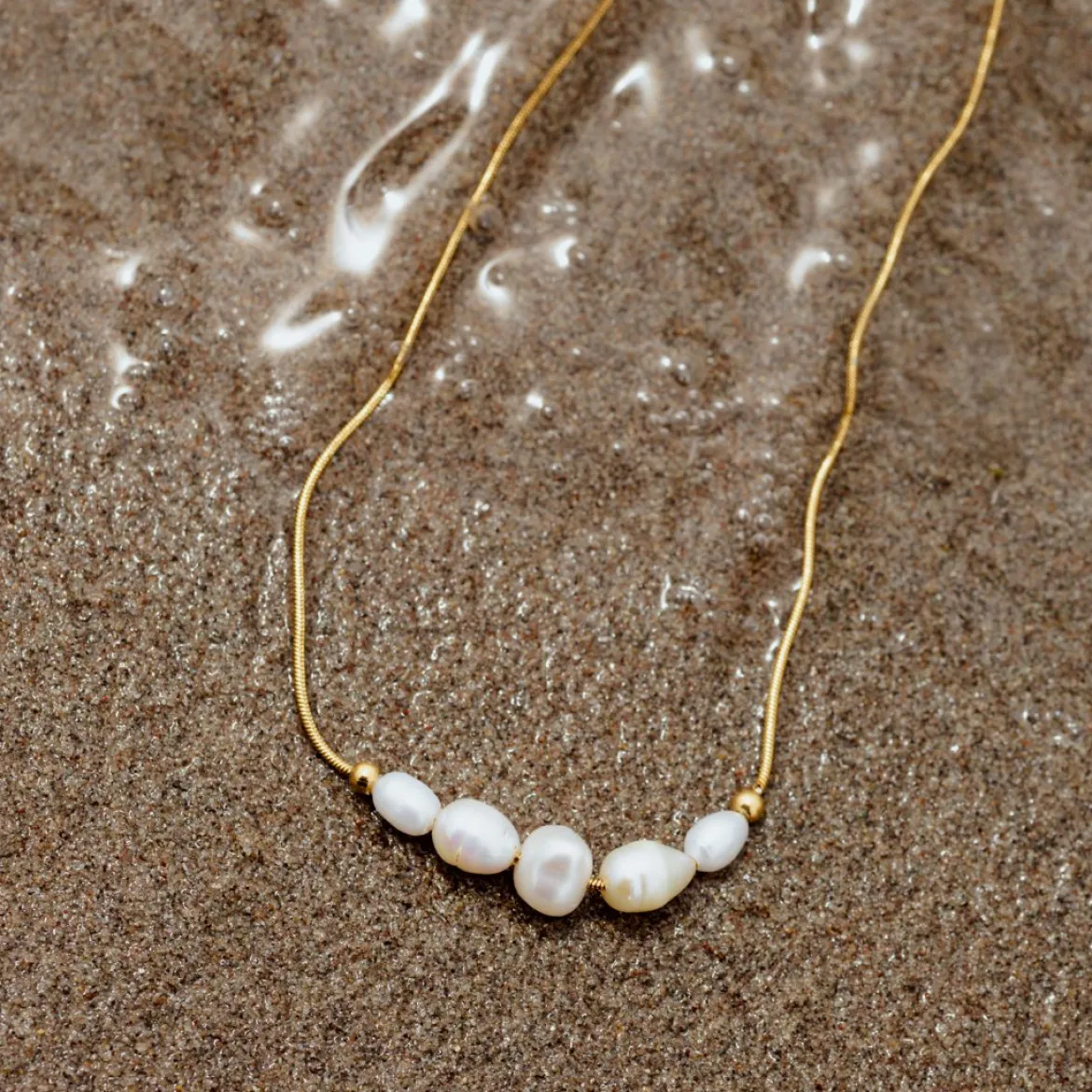 Pearlessence Choker Silber