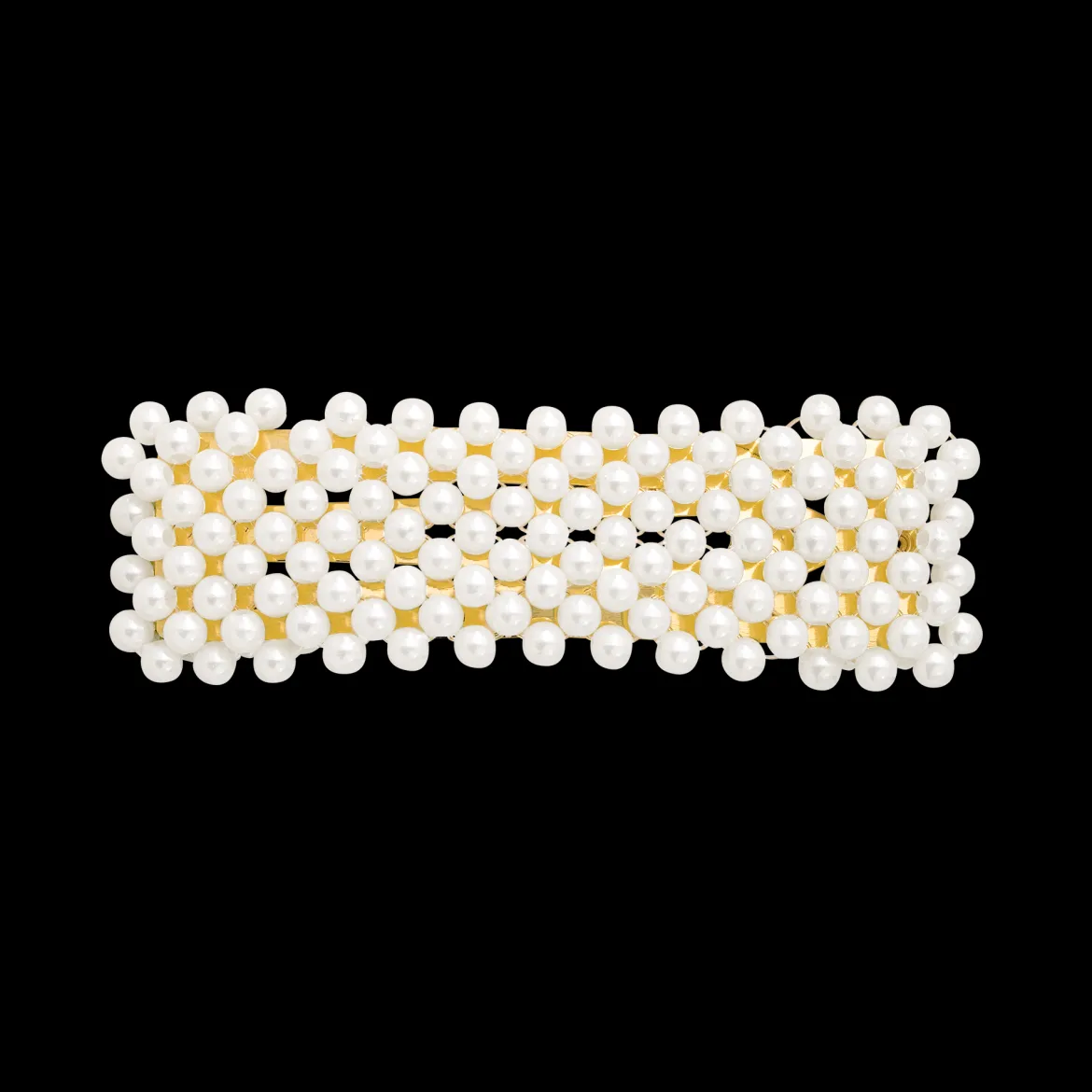 Pearly Pearl Hairclip - Gold