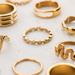 Petal Line Ring Roségold