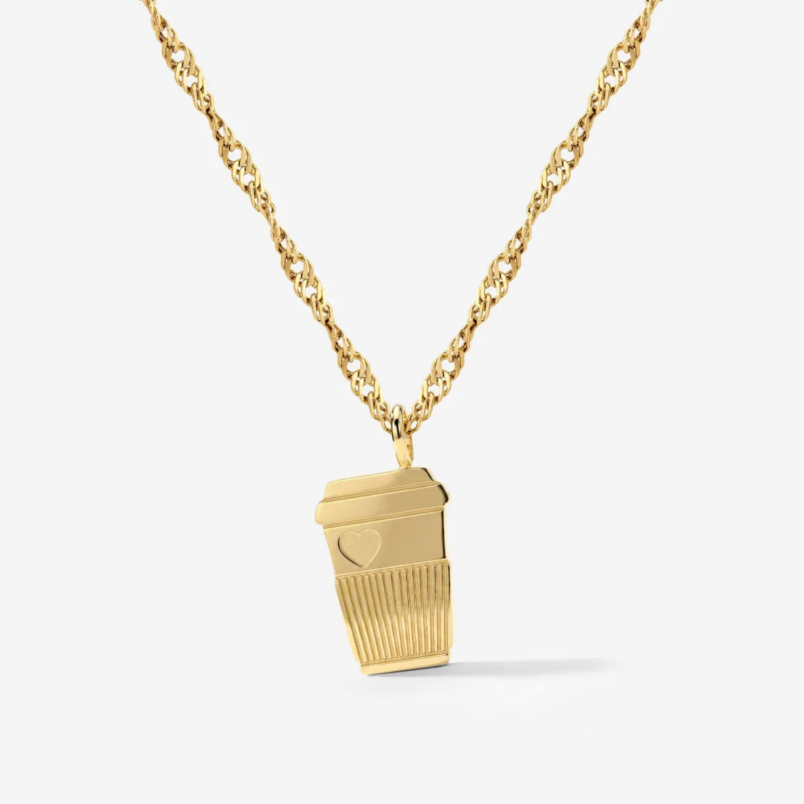 Petit Café Necklace Gold