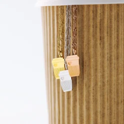 Petit Café Necklace Gold