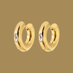 Phat Glowy Hoops Gold
