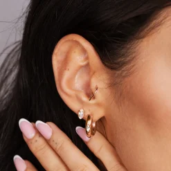 Phat Glowy Hoops Roségold