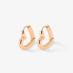 Phat Heart Hoops Small Roségold
