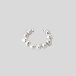 Pippo Pearl Ear Cuff Silber