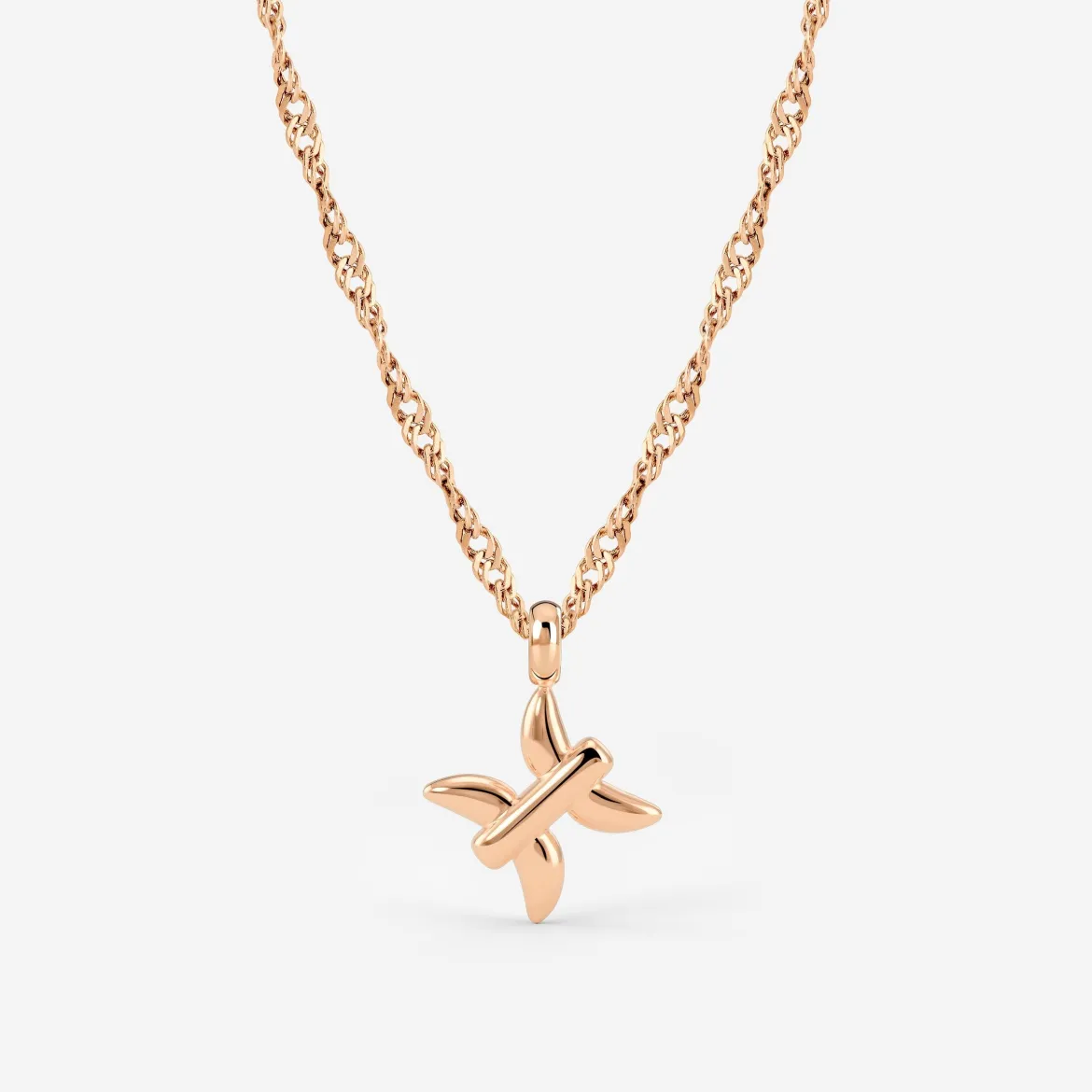 Pisces Bubble Necklace Roségold