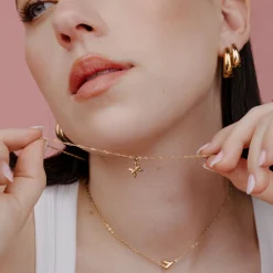 Pisces Bubble Necklace Roségold