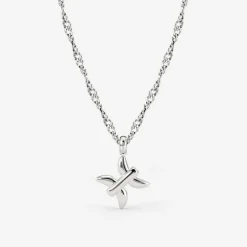 Pisces Bubble Necklace Silber