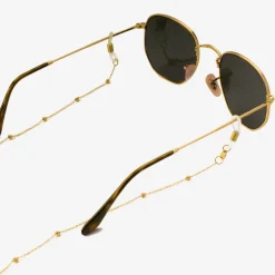 Playa Sunglasses Chain Gold