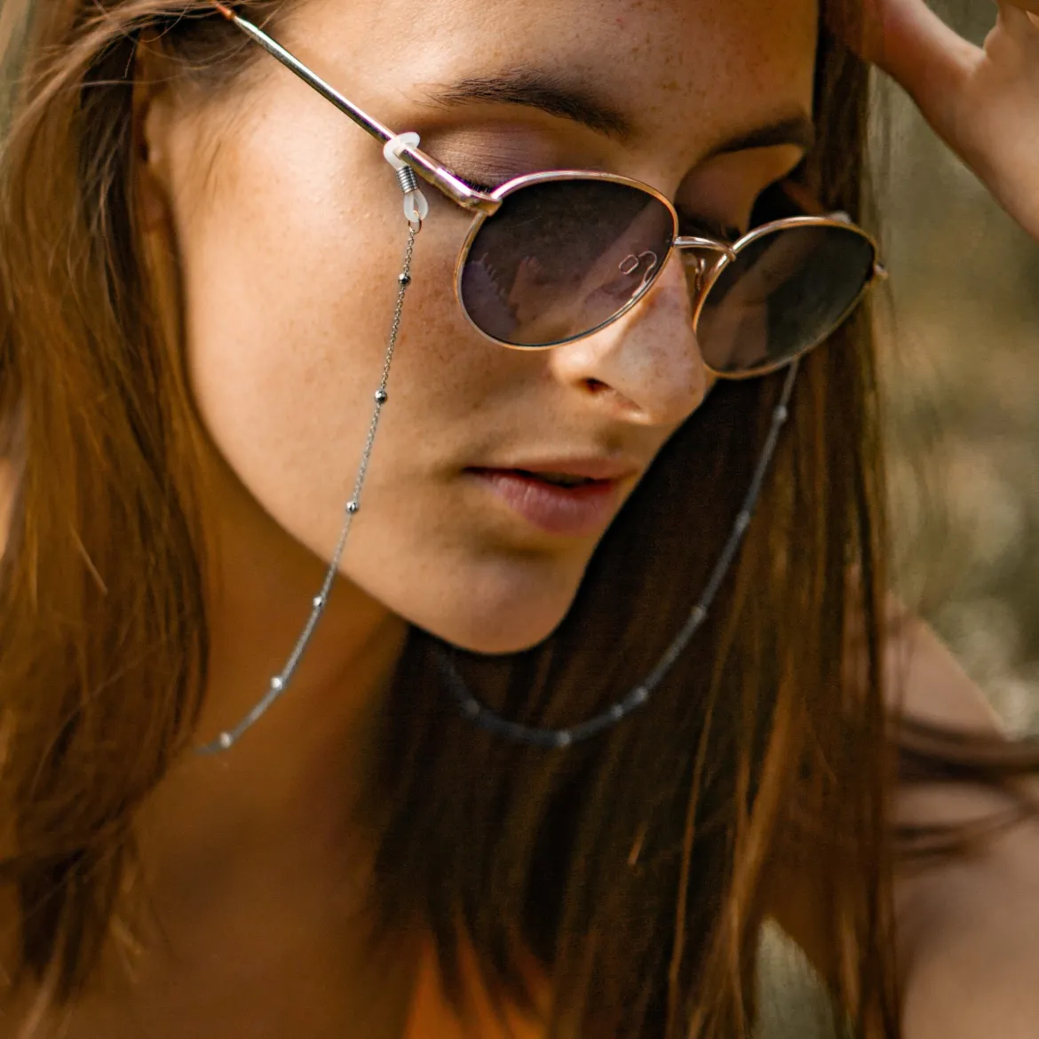 Playa Sunglasses Chain Silber