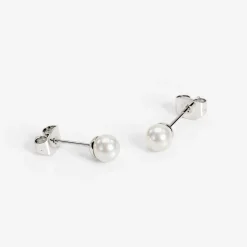 Pretty Pearl Studs Silber