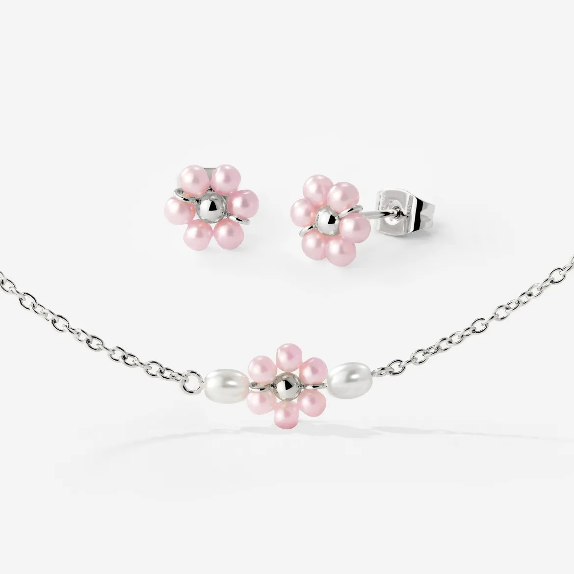 Pretty Pink Daisy Bundle Silber