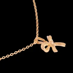 Pretty Ribbon Necklace Roségold